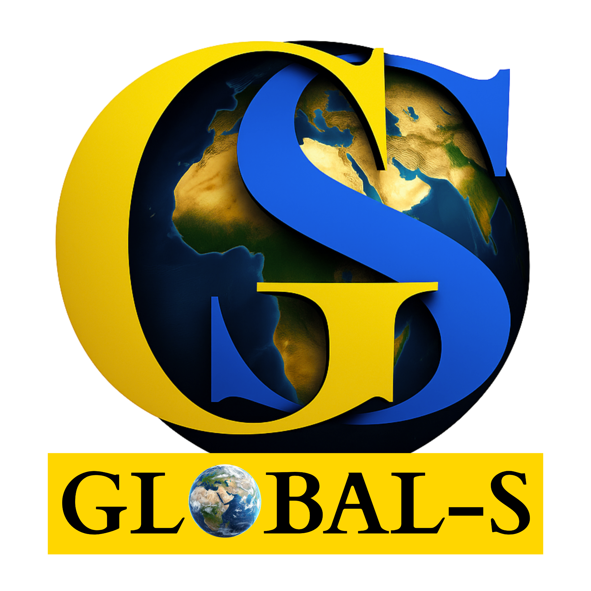 Logo Global-S avec lettres G et S sur globe terrestre